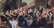 Frans Hals Festmabl of the officers of the St. Jorisdoelen in Haarlem Spain oil painting artist